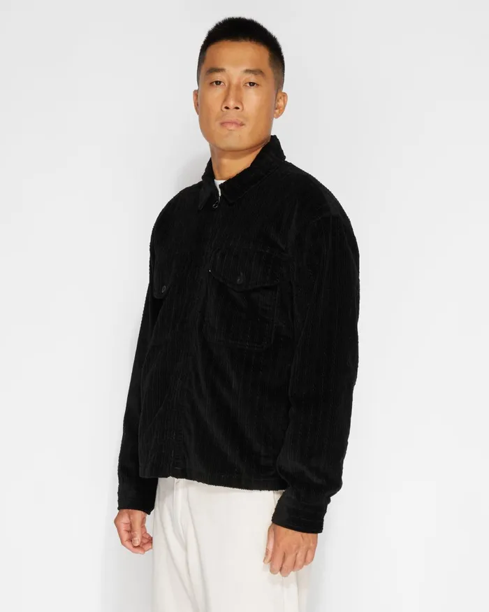 Men Banks Journal Jackets Dana Cord Jacket Black