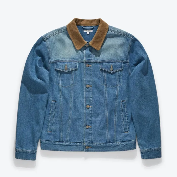 Men Banks Journal Jackets Doubled Jacket Blue Fog