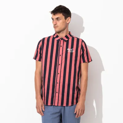 Men Banks Journal Shirts Abode SS Woven Shirt Dirty Denim Men Banks Journal Shirts Abode SS Woven Shirt Dirty Denim