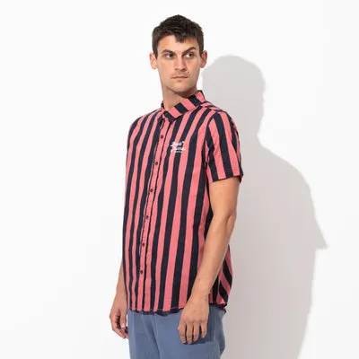 Men Banks Journal Shirts Abode SS Woven Shirt Dirty Denim Men Banks Journal Shirts Abode SS Woven Shirt Dirty Denim