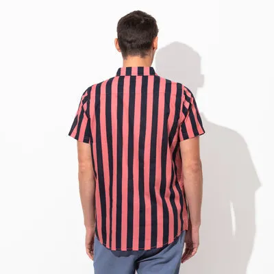 Men Banks Journal Shirts Abode SS Woven Shirt Dirty Denim Men Banks Journal Shirts Abode SS Woven Shirt Dirty Denim