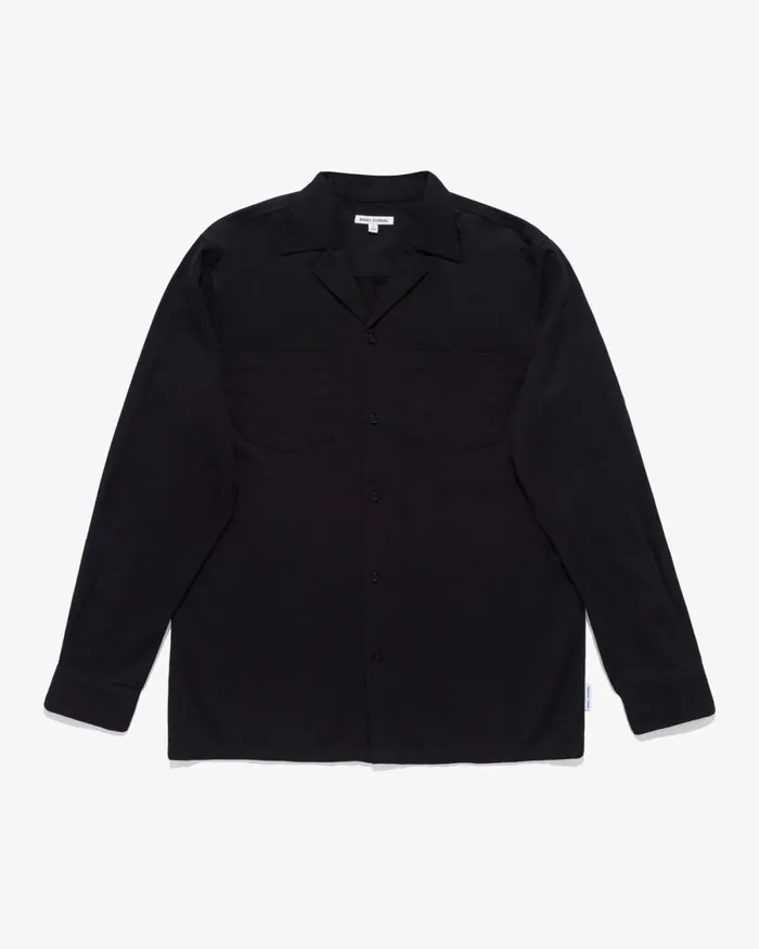 Men Banks Journal Shirts Jordi LS Woven Shirt Black