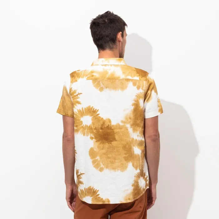 Men Banks Journal Shirts Washed Up SS Woven Shirt Tobacco Men Banks Journal Shirts Washed Up SS Woven Shirt Tobacco