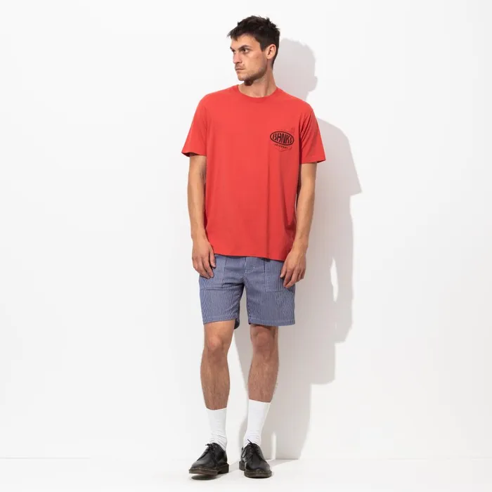 Men Banks Journal TShirts Au Revoir Faded Tee Shirt Vintage Red Men Banks Journal TShirts Au Revoir Faded Tee Shirt Vintage Red