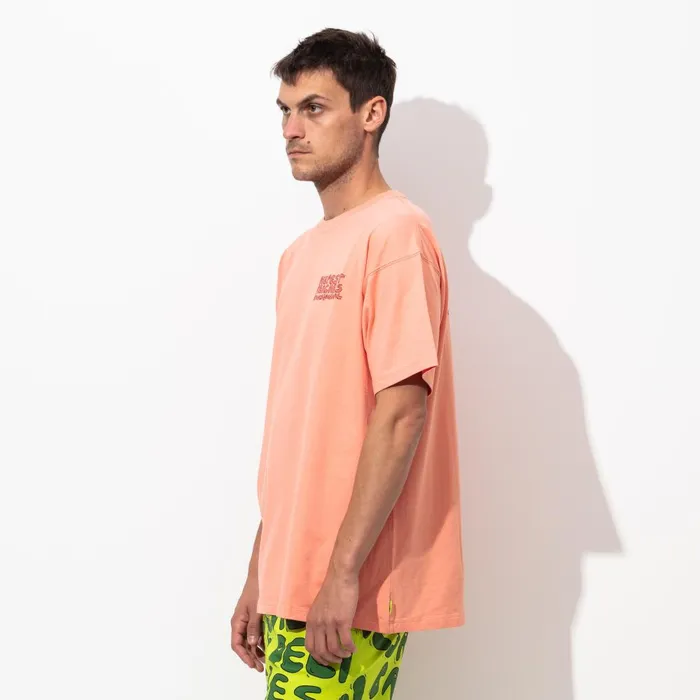 Men Banks Journal TShirts Deepest Reaches Bubble Tee Shirt Washed Coral Men Banks Journal TShirts Deepest Reaches Bubble Tee Shirt Washed Coral