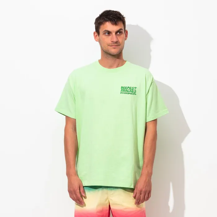 Men Banks Journal TShirts Deepest Reaches Bubble Tee Shirt Washed Lime Men Banks Journal TShirts Deepest Reaches Bubble Tee Shirt Washed Lime