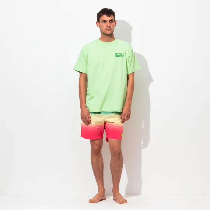 Men Banks Journal TShirts Deepest Reaches Bubble Tee Shirt Washed Lime Men Banks Journal TShirts Deepest Reaches Bubble Tee Shirt Washed Lime