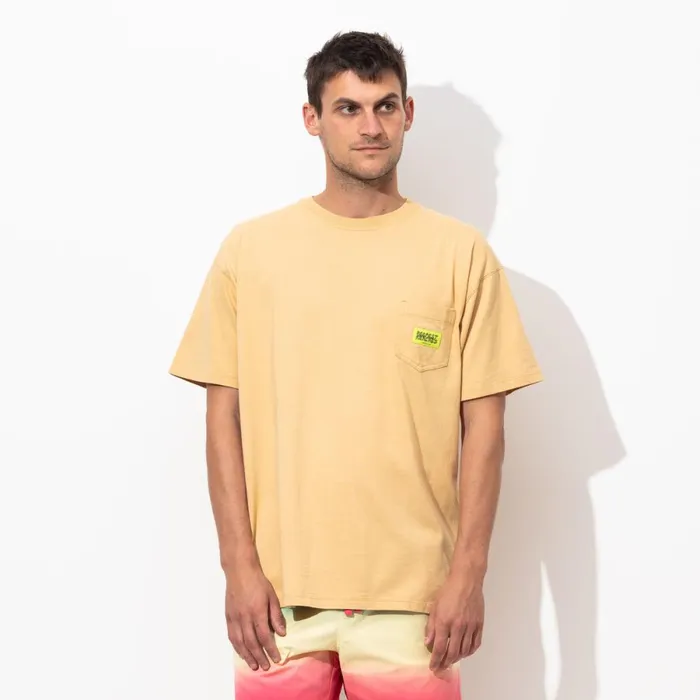 Men Banks Journal TShirts Deepest Reaches Label Tee Shirt Taupe Men Banks Journal TShirts Deepest Reaches Label Tee Shirt Taupe