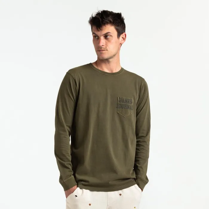 Men Banks Journal TShirts Defender LS Tee Shirt Army Men Banks Journal TShirts Defender LS Tee Shirt Army