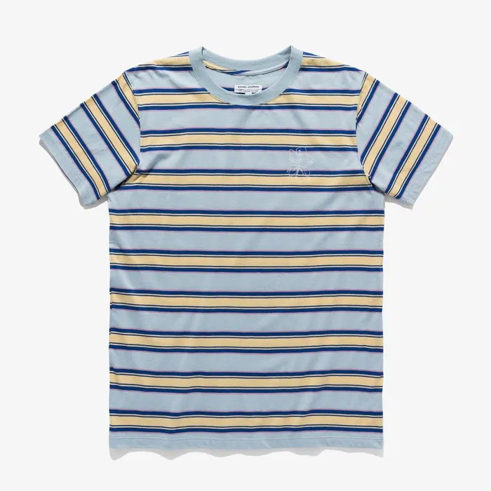 Men Banks Journal TShirts Delmar Deluxe Tee Shirt Ice Blue