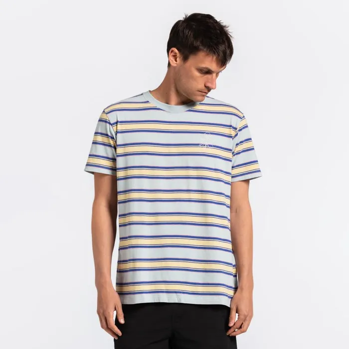 Men Banks Journal TShirts Delmar Deluxe Tee Shirt Ice Blue