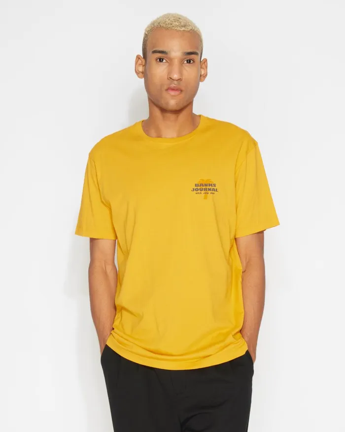 Men Banks Journal TShirts Featurette Tee Shirt Golden Sun Men Banks Journal TShirts Featurette Tee Shirt Golden Sun
