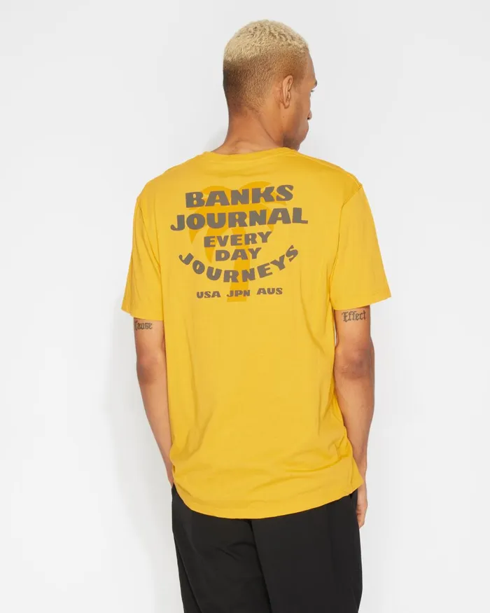 Men Banks Journal TShirts Featurette Tee Shirt Golden Sun Men Banks Journal TShirts Featurette Tee Shirt Golden Sun