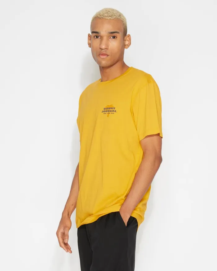 Men Banks Journal TShirts Featurette Tee Shirt Golden Sun Men Banks Journal TShirts Featurette Tee Shirt Golden Sun