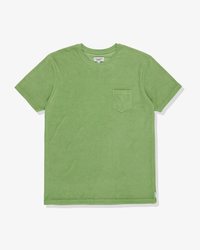 Men Banks Journal TShirts Maverick Deluxe Tee Shirt Parrot Green