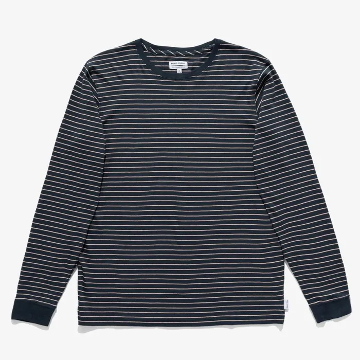 Men Banks Journal TShirts Minimal LS Tee Shirt Dirty Denim
