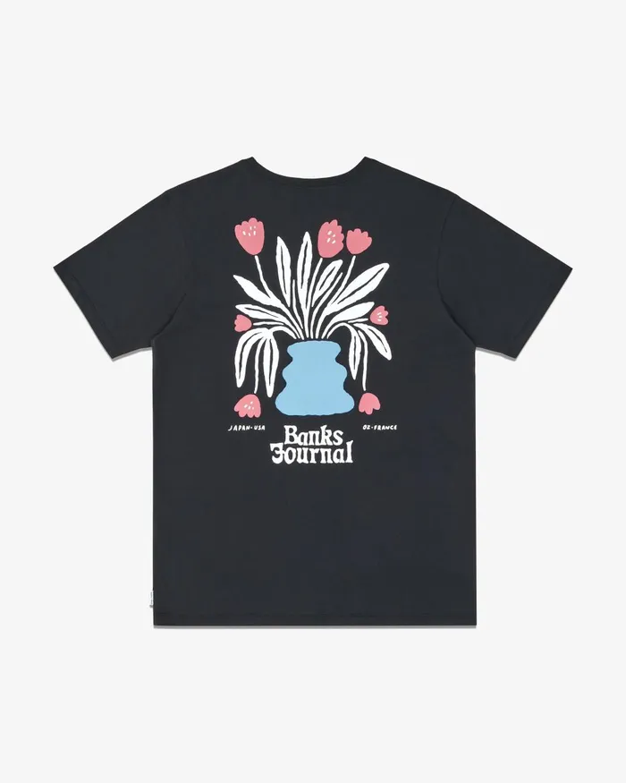 Men Banks Journal TShirts Pedal Classic Tee Black