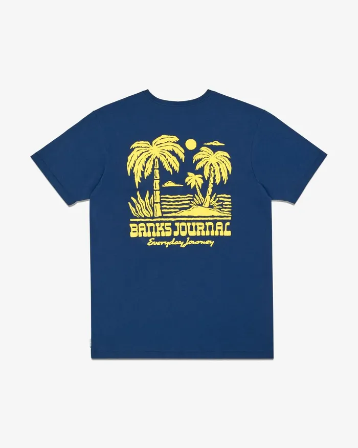 Men Banks Journal TShirts Seaside Classic Tee Midnight