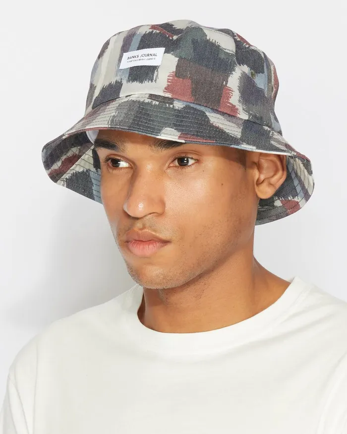 MenWomen Banks Journal Headwear Noho Bucket Hat Walnut MenWomen Banks Journal Headwear Noho Bucket Hat Walnut