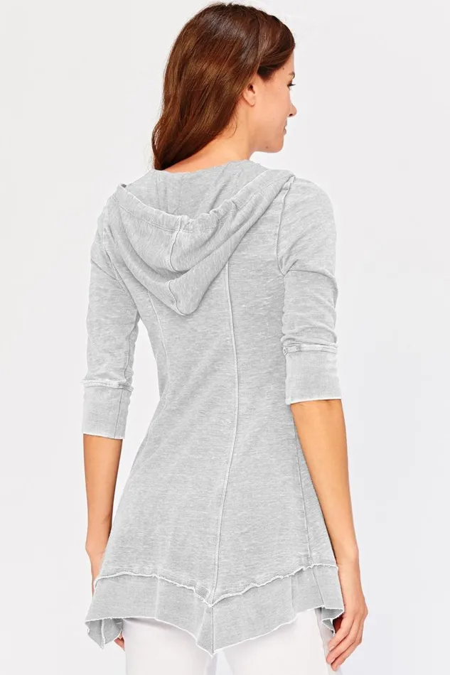 Mercantile Burnout Jacket Pebble Clothing XCVI Jackets
