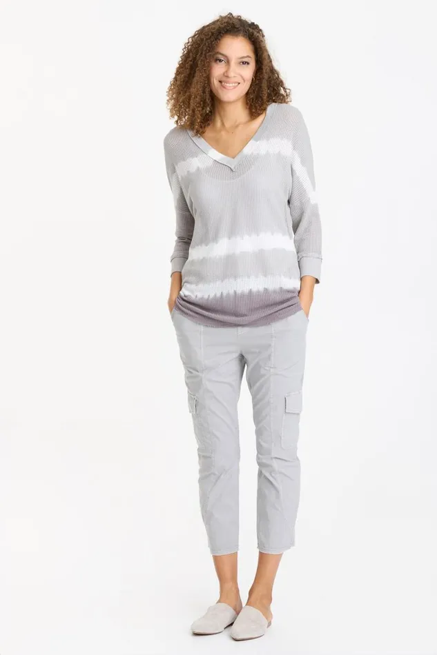 Mesh Fira Pullover Caravel Wash Overcast Clothing XCVI Sweatshirts