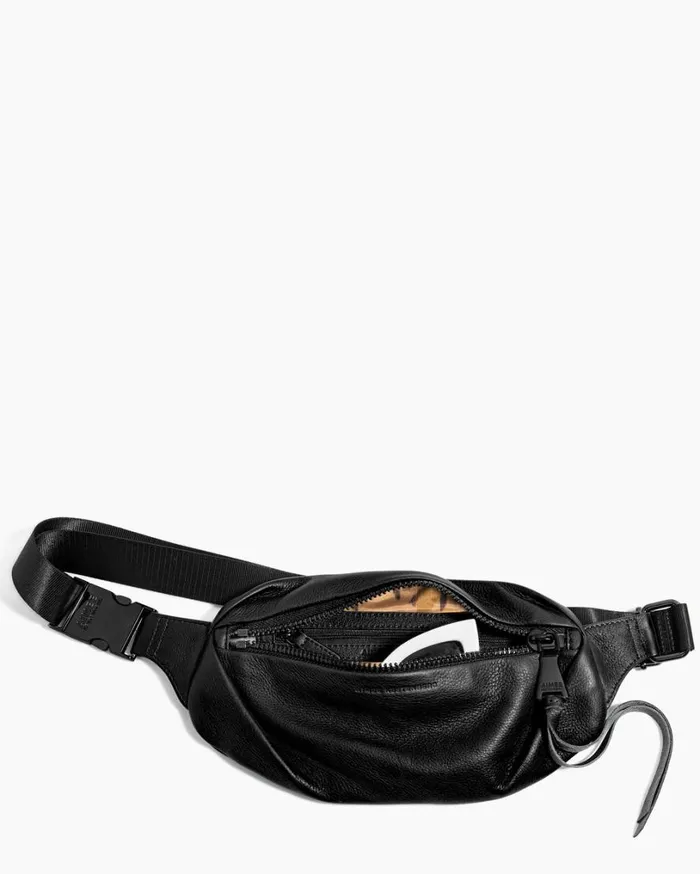 Milan Bum Bag Black With Black Hardware Women Aimee Kestenberg Bum Bags and Belt Bags