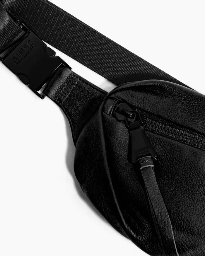 Milan Bum Bag Black With Black Hardware Women Aimee Kestenberg Bum Bags and Belt Bags
