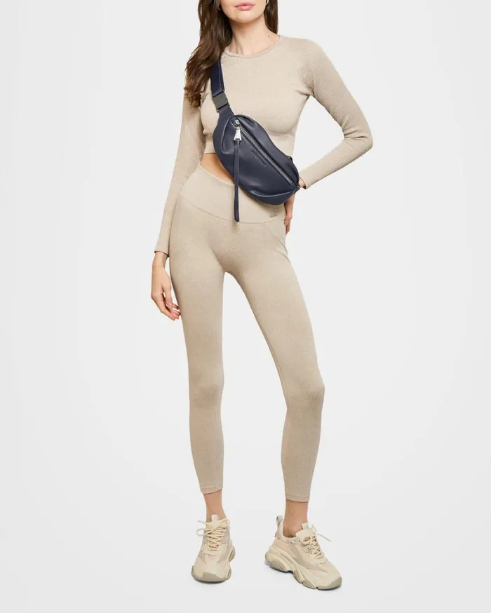 Milan Bum Bag Ink Blue Women Aimee Kestenberg Bum Bags and Belt Bags