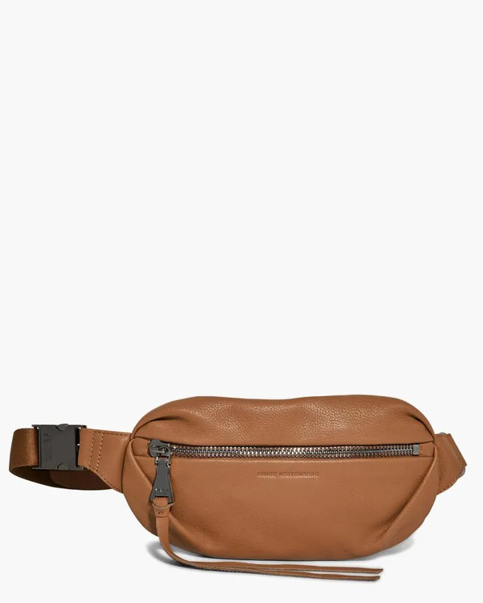 Milan Bum Bag Vachetta With Gunmetal Women Aimee Kestenberg Bum Bags and Belt Bags Milan Bum Bag Vachetta With Gunmetal Women Aimee Kestenberg Bum Bags and Belt Bags