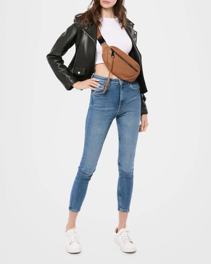 Milan Bum Bag Vachetta With Gunmetal Women Aimee Kestenberg Bum Bags and Belt Bags