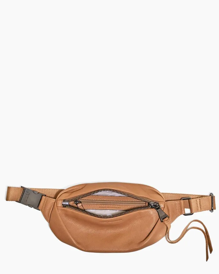 Milan Bum Bag Vachetta With Gunmetal Women Aimee Kestenberg Bum Bags and Belt Bags