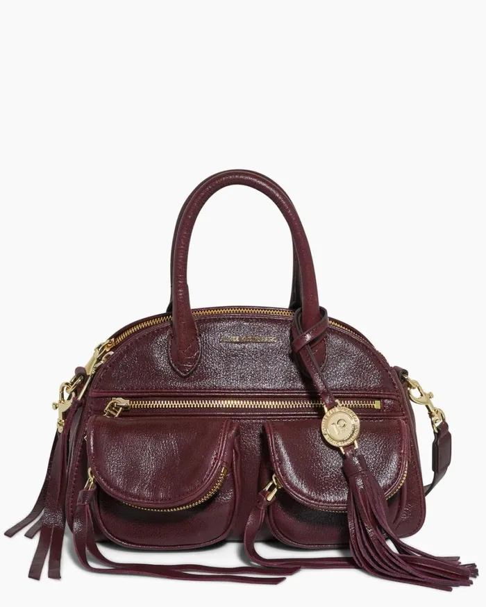 Mini Lucy Satchel True Plum Women Aimee Kestenberg Satchels
