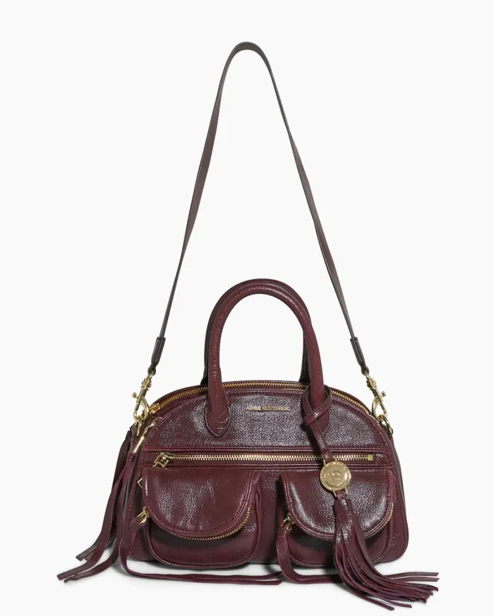 Mini Lucy Satchel True Plum Women Aimee Kestenberg Satchels