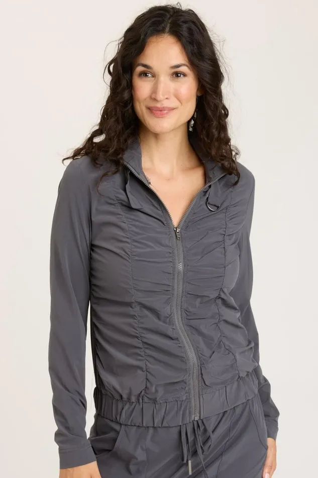 Momentum Jacket Charcoal Clothing XCVI Jackets