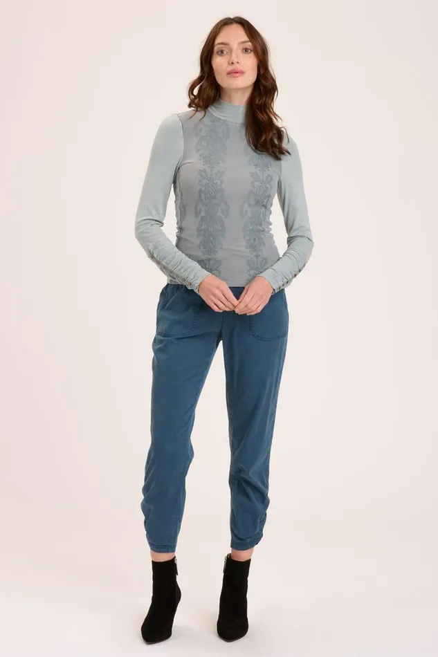 Monroe Turtleneck Dew Drop Pigment Clothing XCVI ShirtsBlouses
