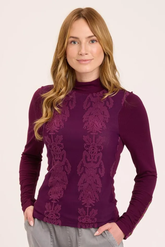 Monroe Turtleneck Mesmeric Double Dye Clothing XCVI ShirtsBlouses