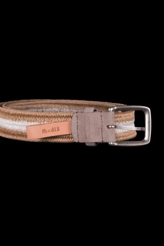 MooRER Belts Men JEPSONLIS Beige