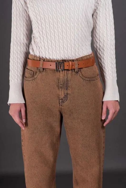 MooRER Belts Women MIKOLCAU Cuoio