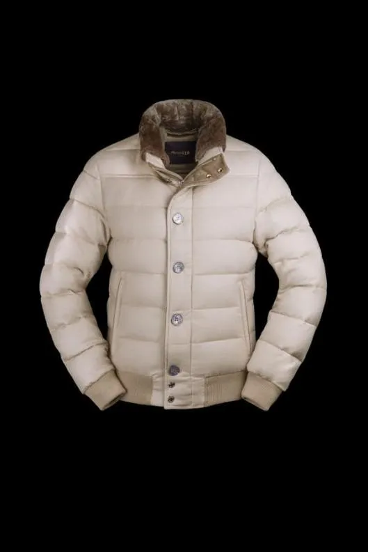 MooRER Bombers Men AUDENIOBA1 Light Beige