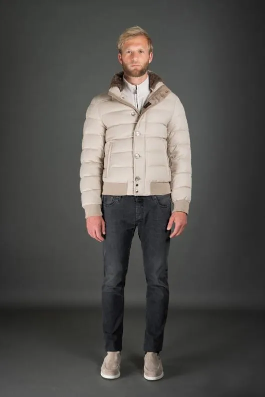 MooRER Bombers Men AUDENIOBA1 Light Beige