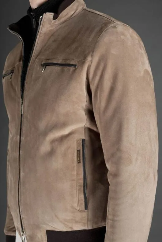 MooRER Bombers Men BORISUR Beige