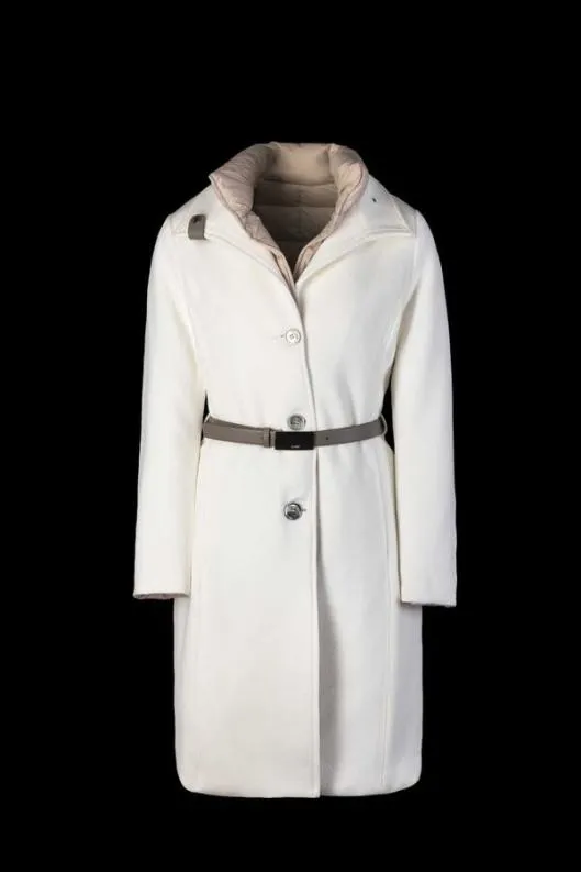 MooRER Coats Women VIRNALAP White
