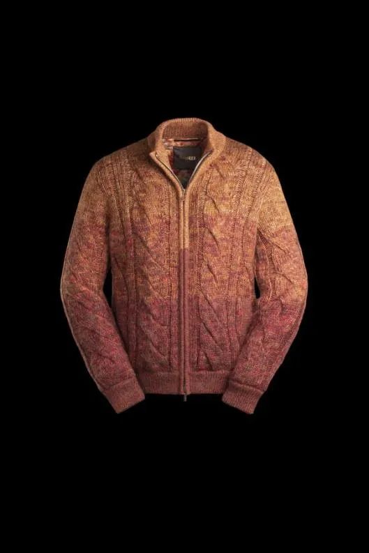 MooRER Jackets Men ARENACAF Golden Brown