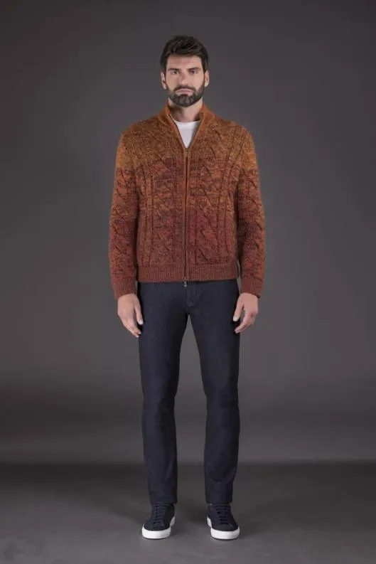 MooRER Jackets Men ARENACAF Golden Brown