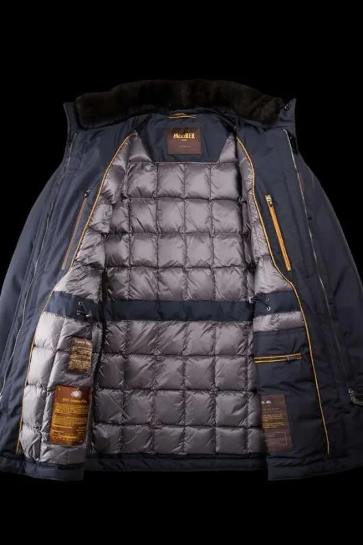 MooRER Jackets Men BERNIERADS Dark Blu