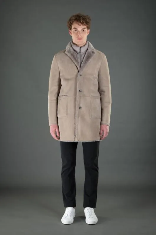 MooRER Jackets Men CARBONIME Stone