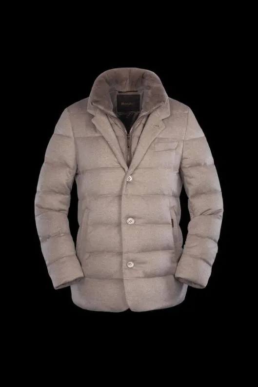 MooRER Jackets Men DALTONEDB Camel