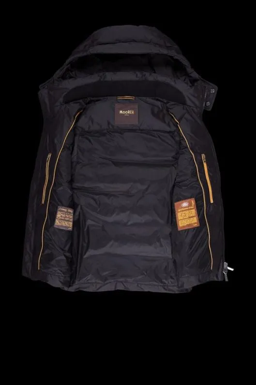 MooRER Jackets Men FIREWK Nero