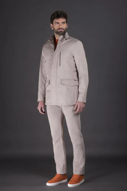 MooRER Jackets Men FORDGF Stone