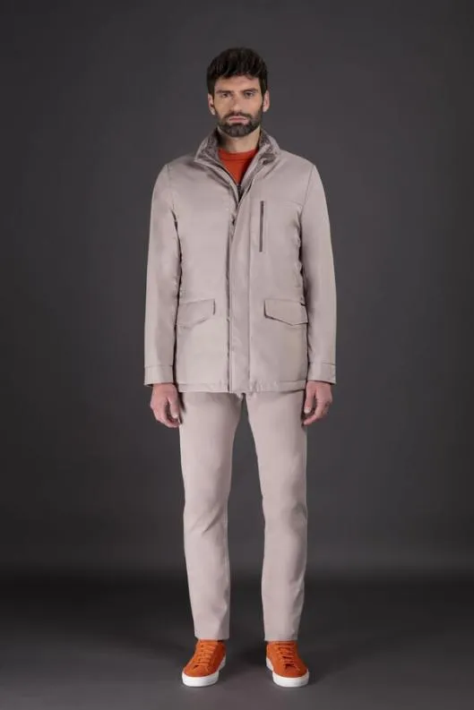 MooRER Jackets Men FORDGF Stone